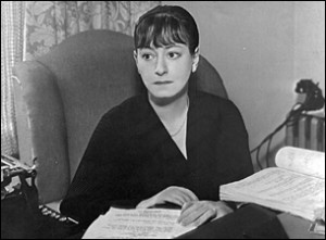 Dorothy Parker and screenplay, about 1936.