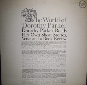 Dorothy Parker Audio Dorothy Parker Society