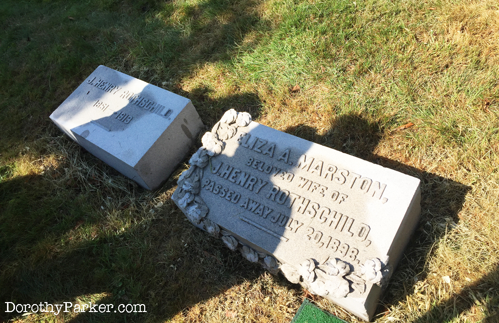 Rothschild Family plot in Woodlawn Cemetery.