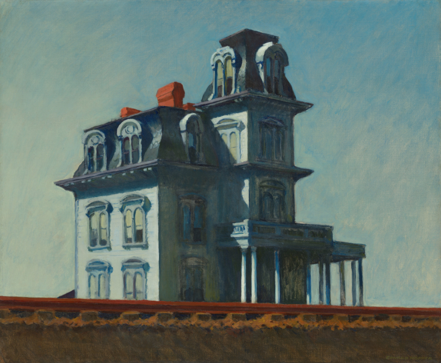 Edward Hopper, House By The Railroad (Museum of Modern Art Collection)